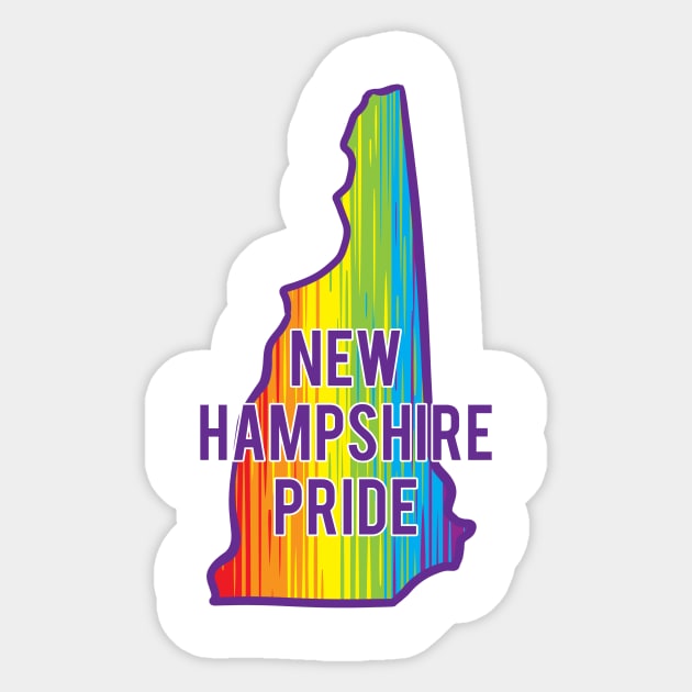 New Hampshire Pride Sticker by Manfish Inc.